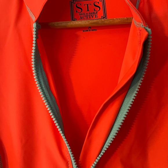 Sail to Sable Long Sleeve Orange Dress new - Picture 5 of 9